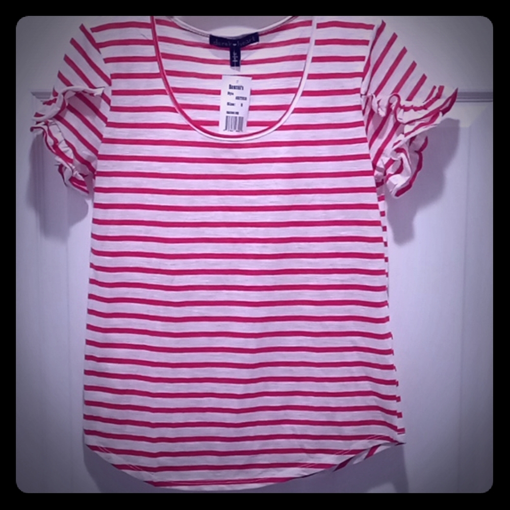 Derek Heart Striped t-shirt